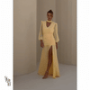 Vestido Longo Pala Franzida Calrisse Camomila