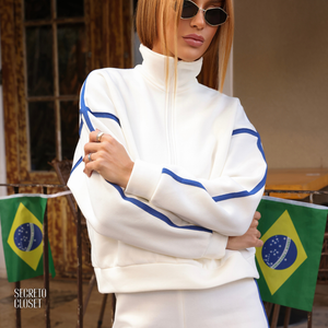 Conjunto Moletom Esportivo Joana Branco
