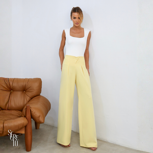 Conjunto Alfaiataria Eliza Camomila