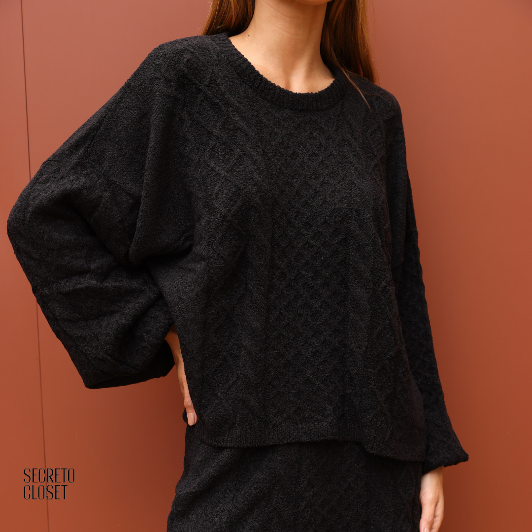 Conjunto Trico Laura Preto