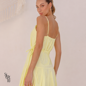 Vestido Midi Karina Camomila