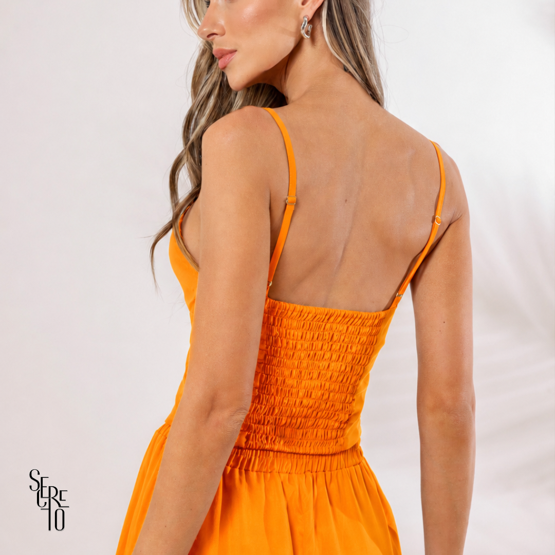 Conjunto Corselê Lola Laranja