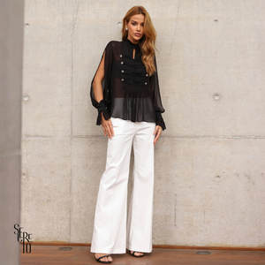 Blusa Napoleão Talita Preto