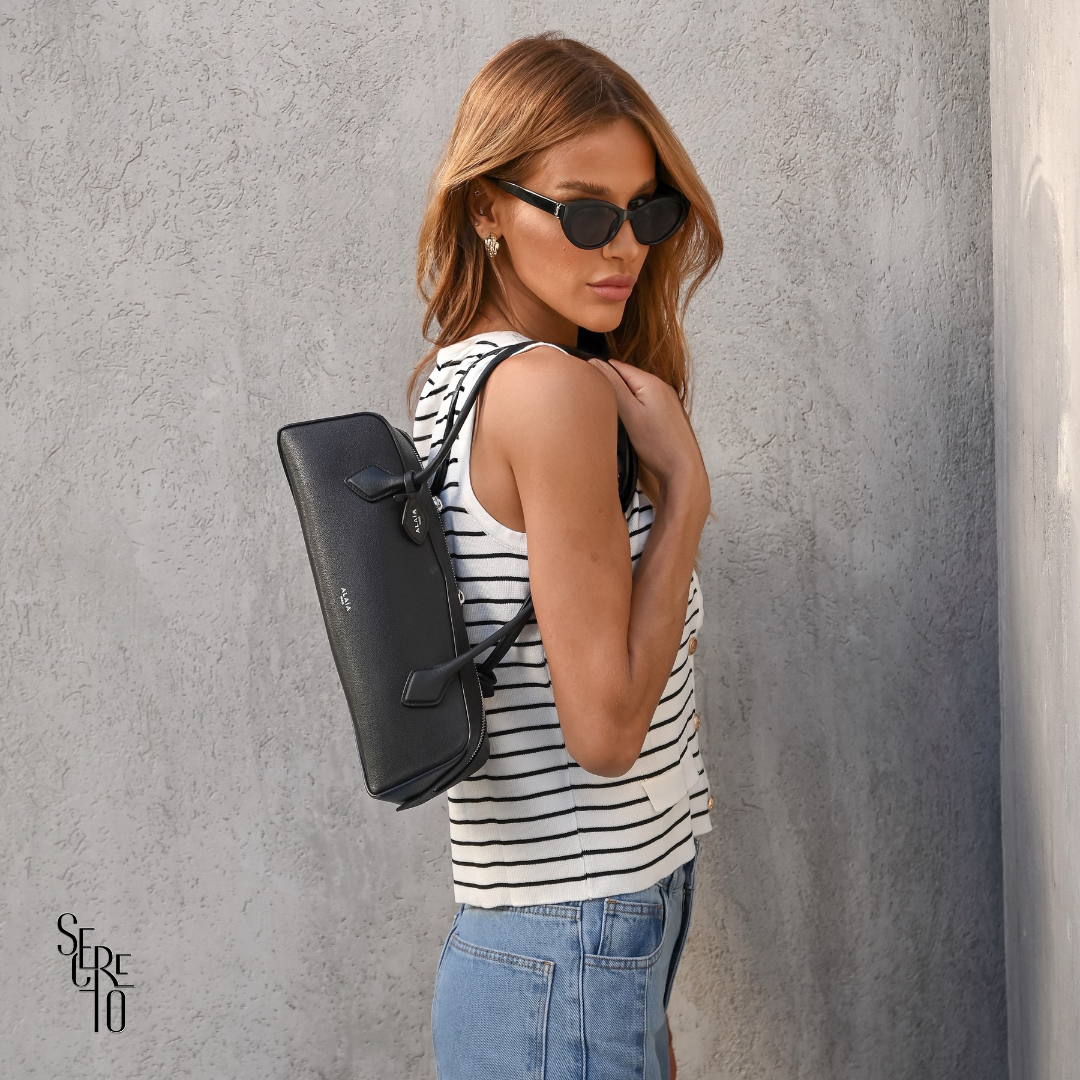 Blusa Modal Listrado Althea Off White