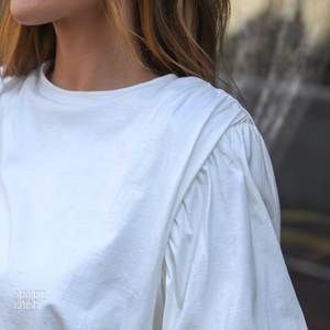 Blusa Ballon Carlota Branco