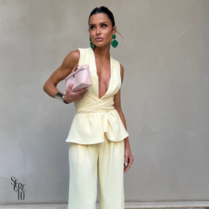 Conjunto Alfaiataria Sabine Camomila