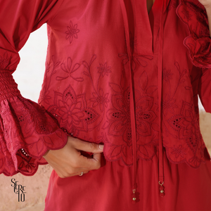 Conjunto Laise Fernanda Vermelho