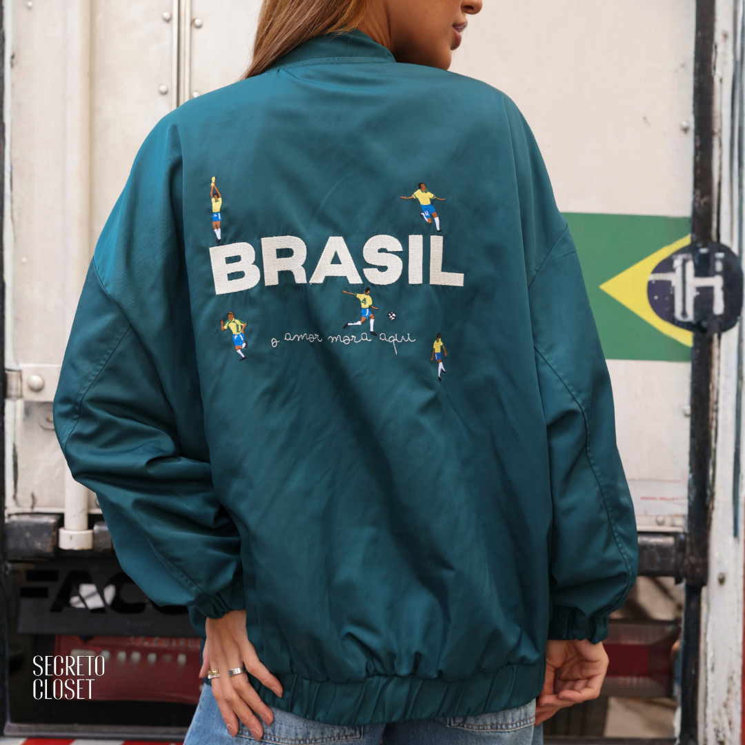 Jaqueta Esportiva Margarida Verde