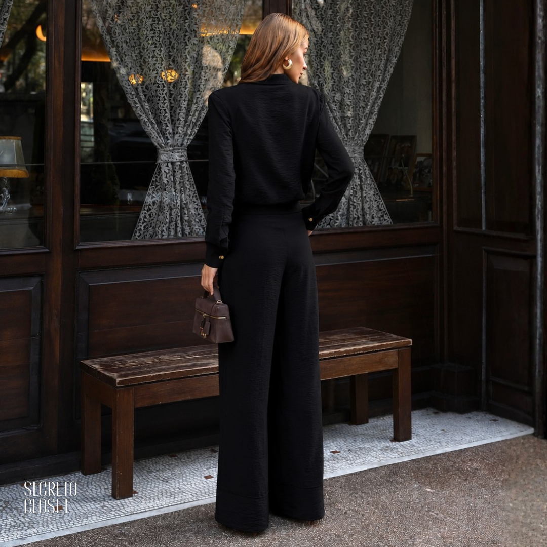 Conjunto Alfaiataria Alessia Preto
