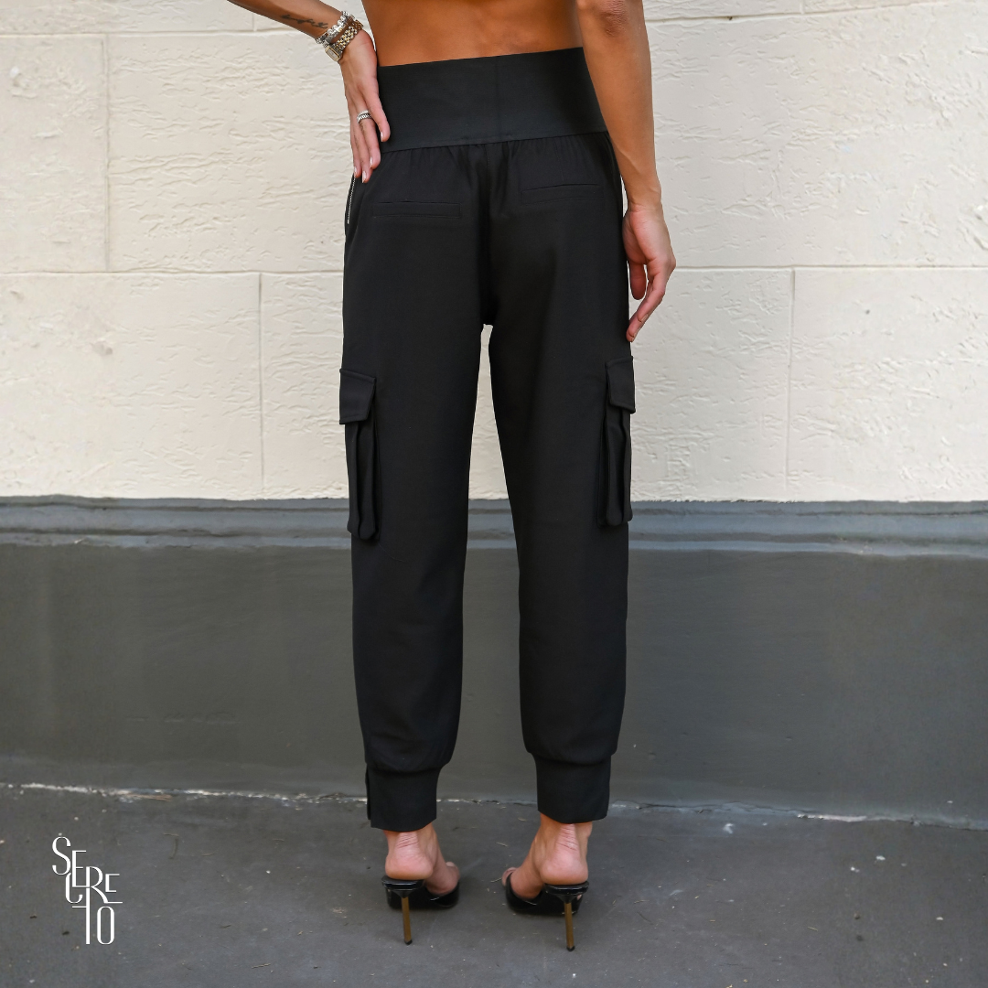Calça Cargo Paty Preto
