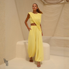 Conjunto Drapeado Aladin Maelis Amarelo