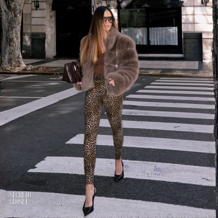 Casaco de Pelo Duda Kaki