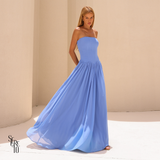 Vestido Barbatana Erica Azul Claro