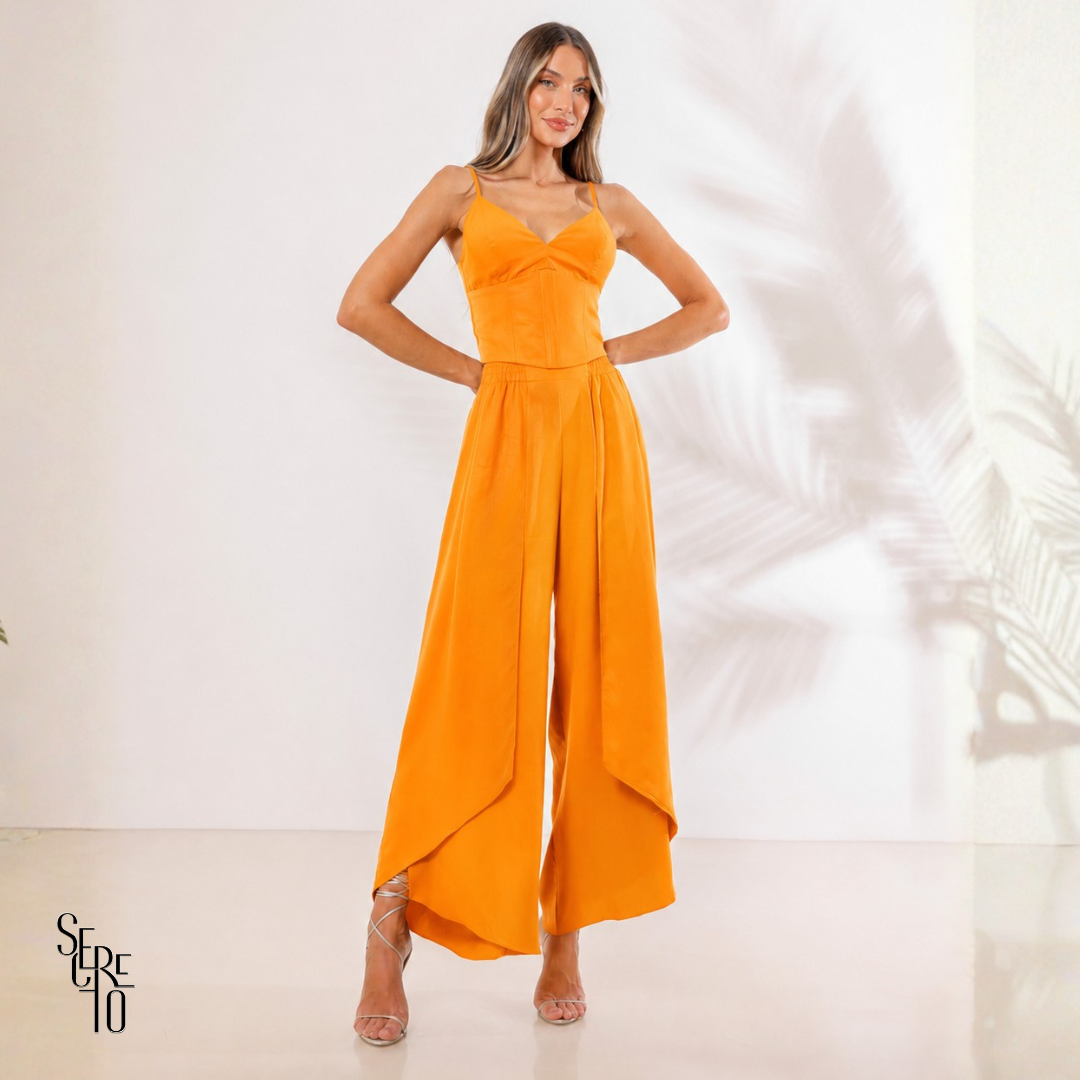 Conjunto Corselê Lola Laranja