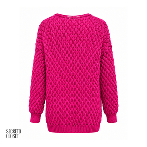 Casaco Tricô Deise Pink