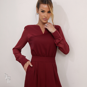 Macacão Alfaiataria Nina Marsala