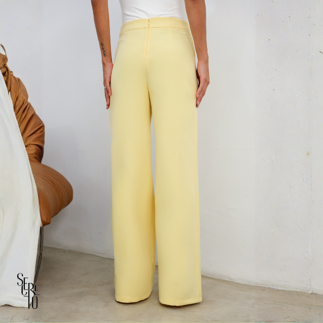 Conjunto Alfaiataria Eliza Camomila