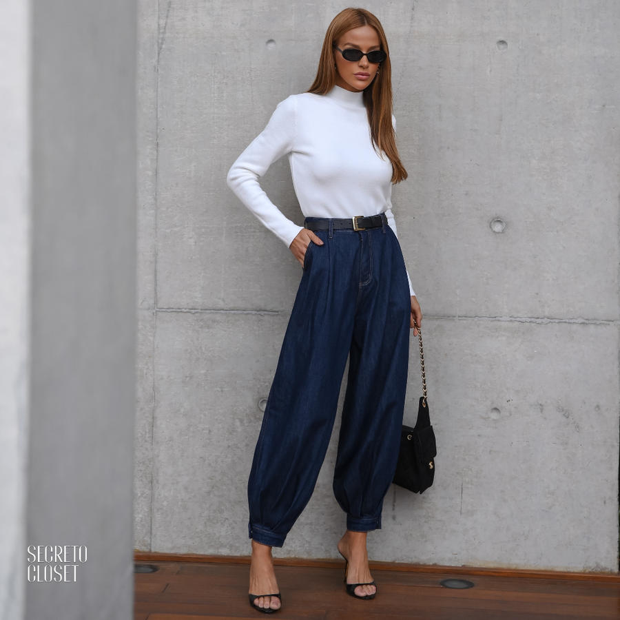 <PRE-VENDA> ENVIO A PARTIR DO DIA 21/08 Calça Jeans Aladin Valery Escuro