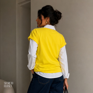T-shirt Urso Bia Amarelo