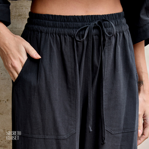 Conjunto Blusa e Calça Jogger Ingrid Preto