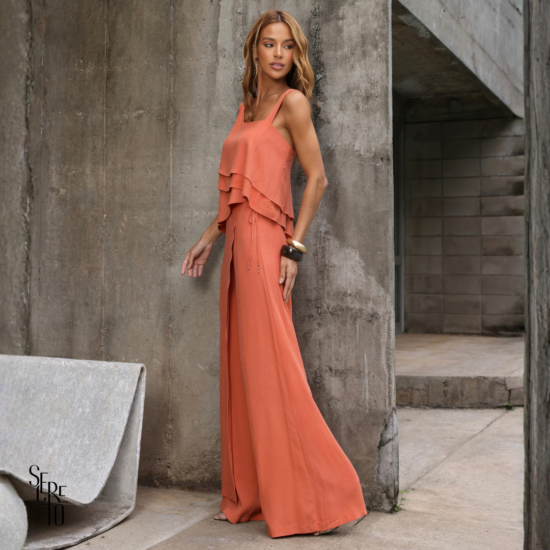 Conjunto Envelope Eduarda Papaya