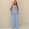 Conjunto Alfaiataria Sabine Azul Serenity