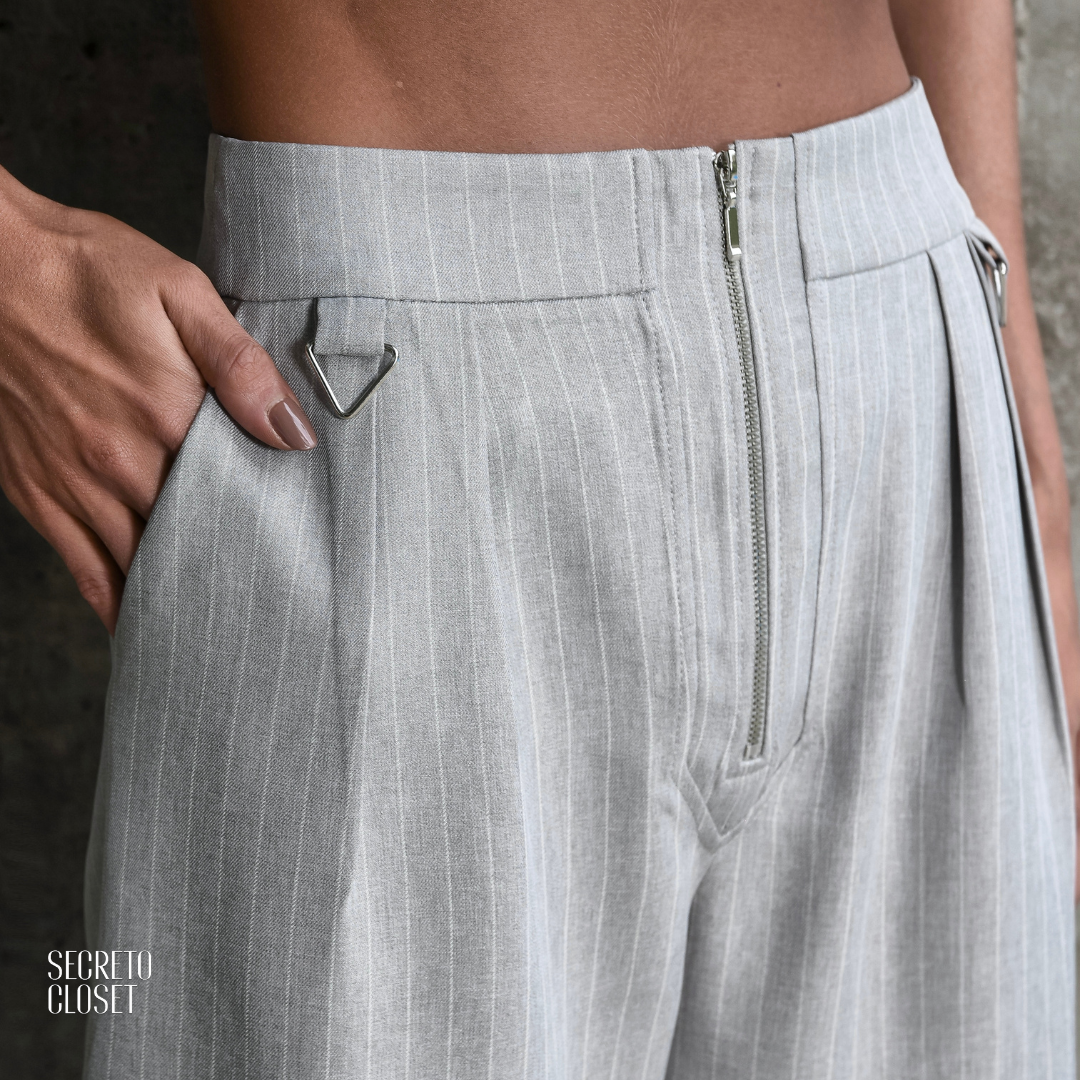 Conjunto Risca de Giz Hanna Cinza