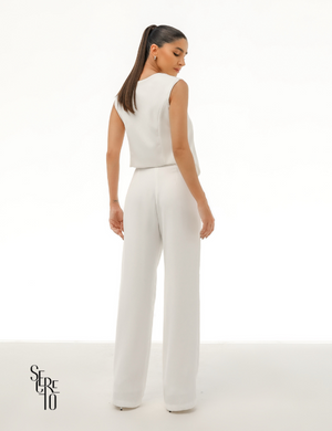 Conjunto Colete Alyne Off White