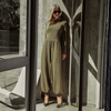 Conjunto Blusa e Calça Moletinho Eleni Militar