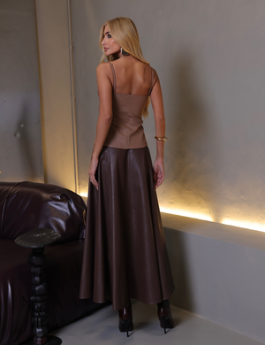 Saia Midi Courino Khris Café