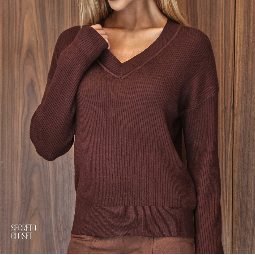 Blusa Interno Fluffy Frieda Café