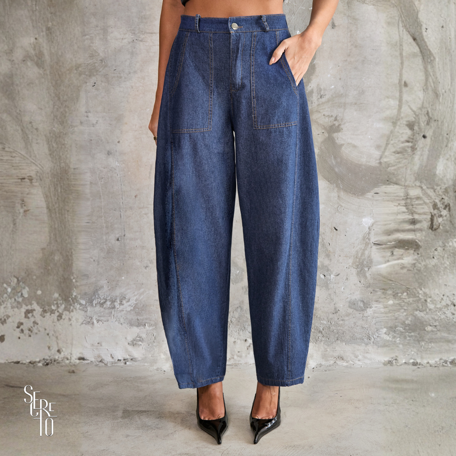 Calça Jeans Soft Barrel Kalina Jeans Claro
