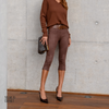 Calça Corsário Greta Marrom