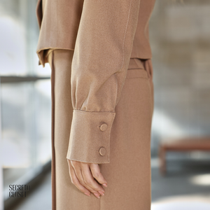 Calça Soft Wool Emilia Caramelo