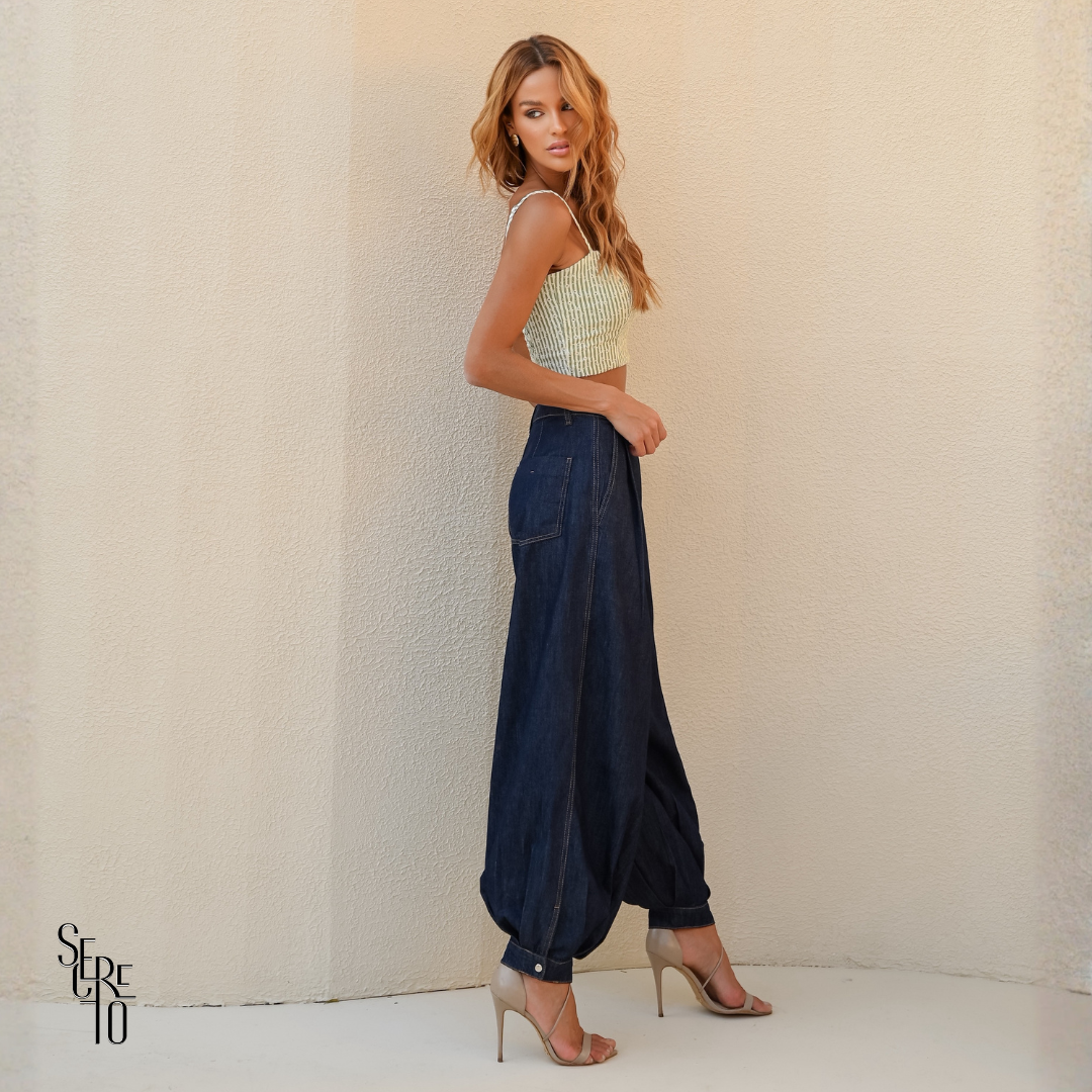 Cropped Listra Bordado Vittoria Pistache