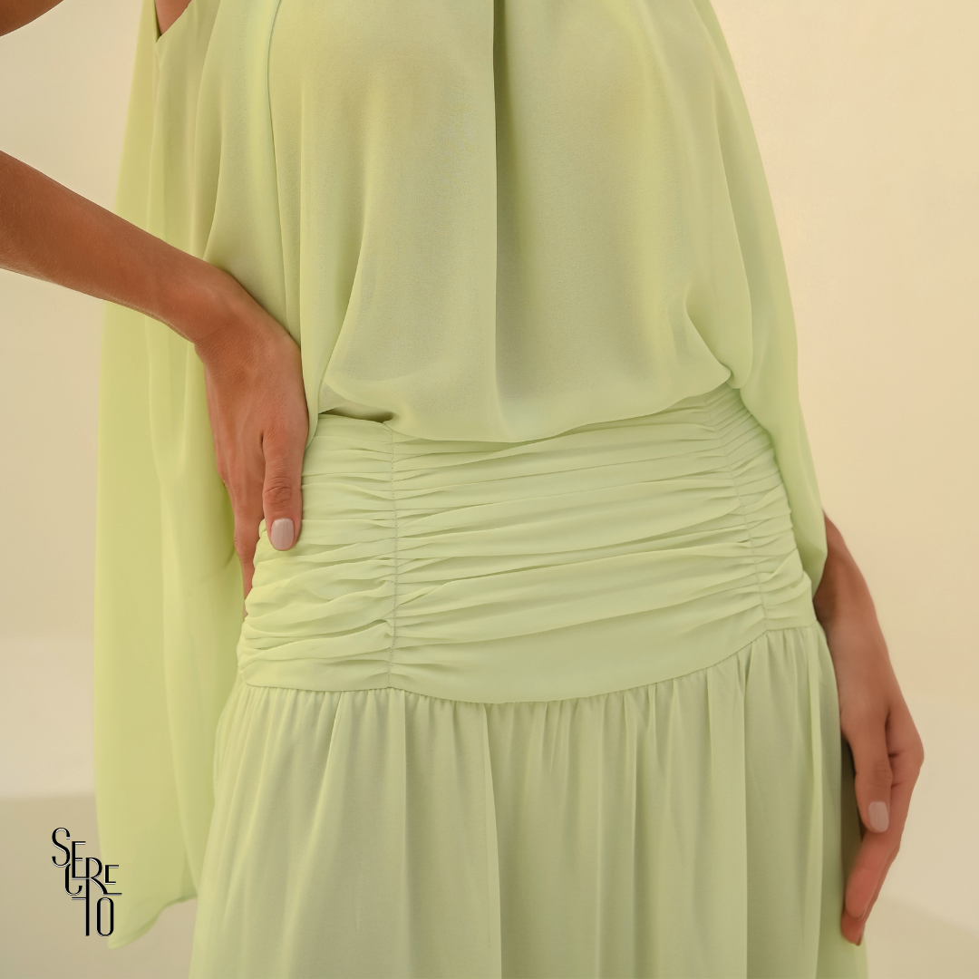 Conjunto Babado Odette Verde