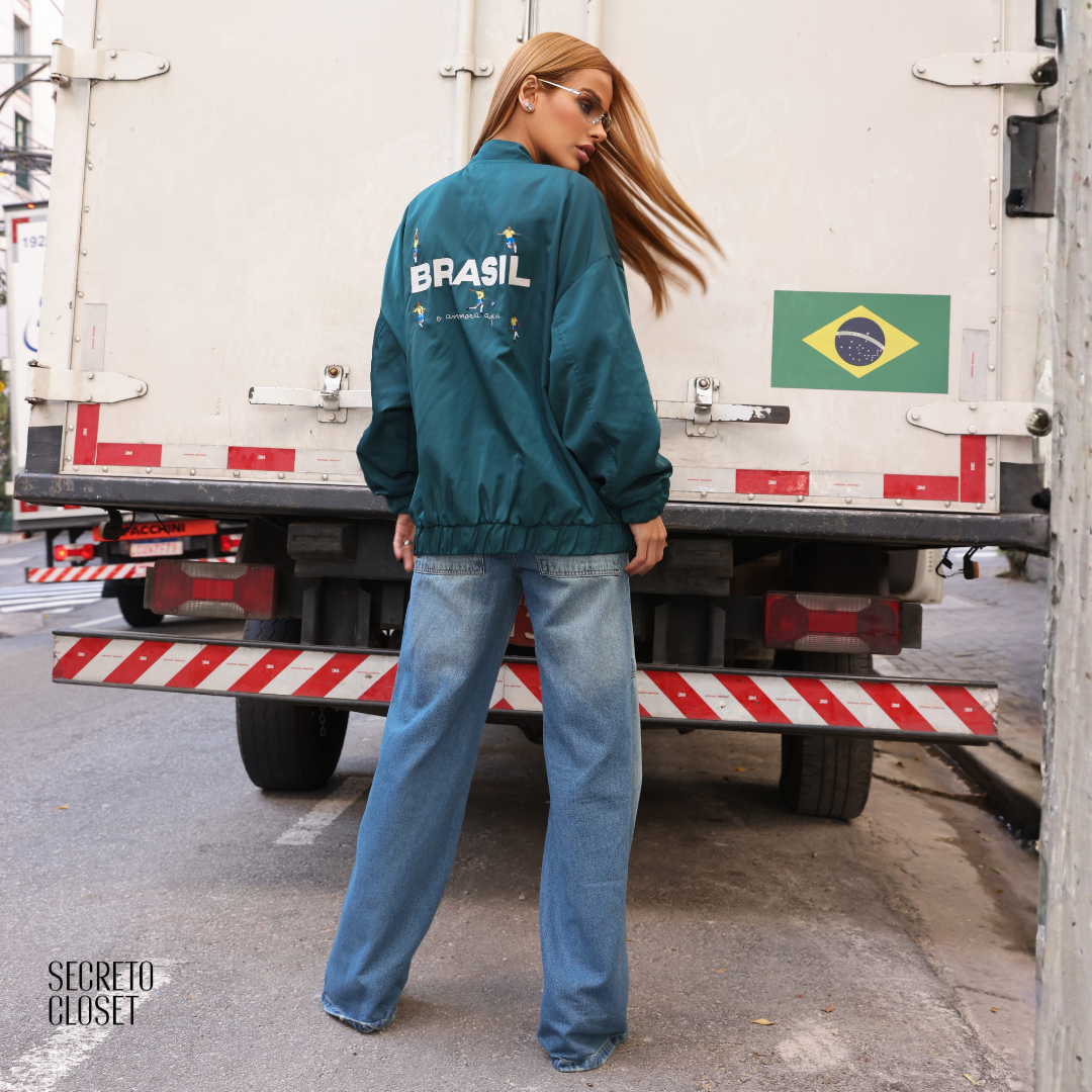 Jaqueta Esportiva Margarida Verde