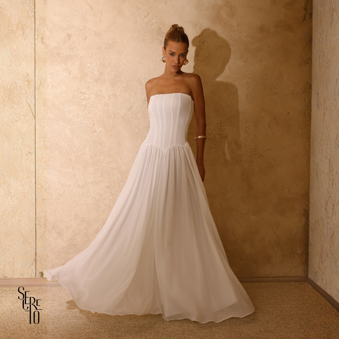 Vestido Barbatana Erica Branco
